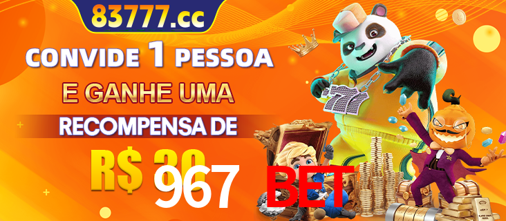 Banner institucional da 967 BET sobre parceria de marcas e criação de uma marca de excelência, apresentando os mascotes de jogos populares como o Fortune Tiger.