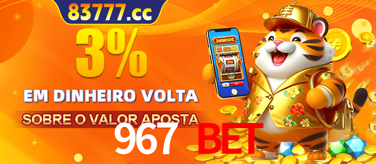 Promoção para baixar e instalar o aplicativo do cassino 967 BET. O banner oferece uma recompensa de R1aR1aR8, com a imagem de uma cobra sobre moedas de ouro.